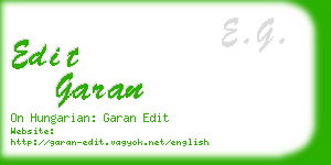 edit garan business card